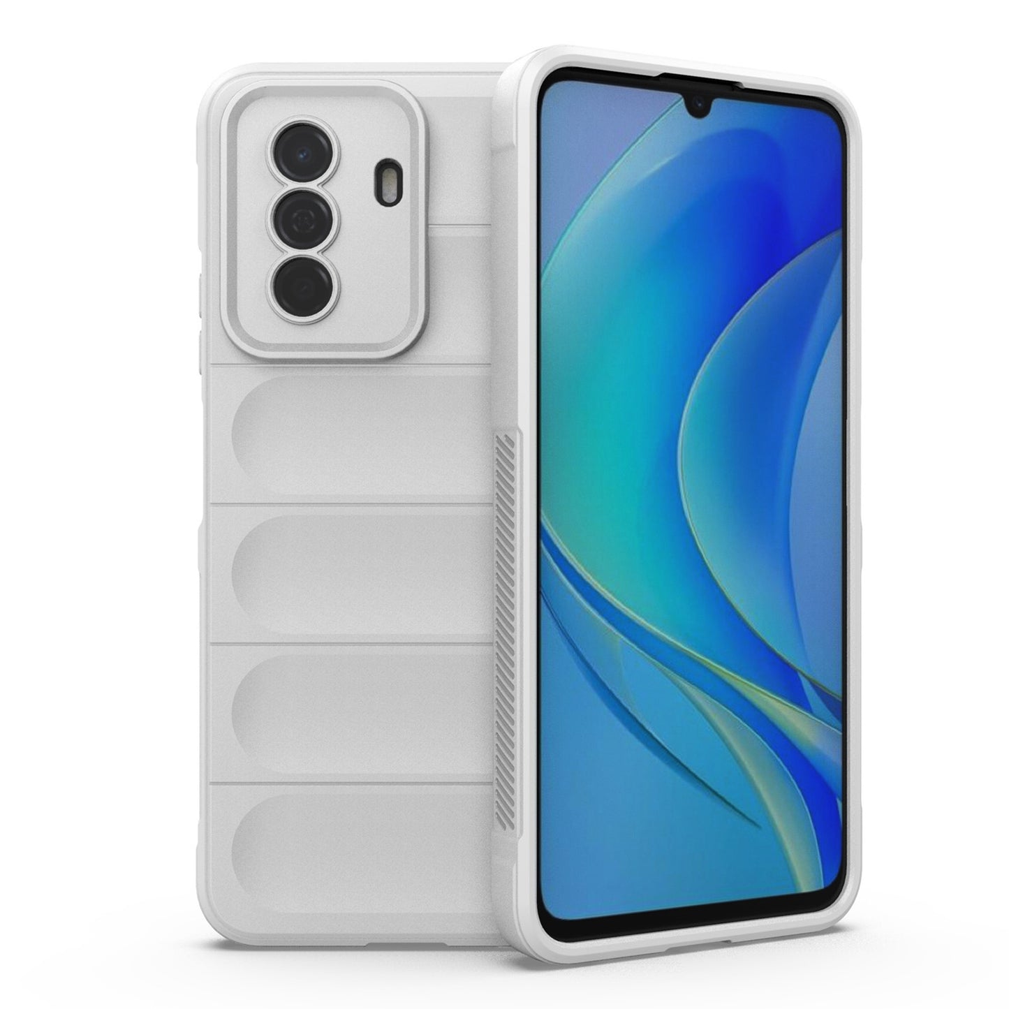 Huawei Enjoy 50 4G Magic Shield TPU + Flannel Phone Case - Stylish, Durable, and Lightweight Protection