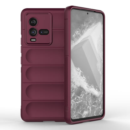 vivo iQOO 10 5G Magic Shield TPU + Flannel Phone Case - Stylish, Durable, and Lightweight Protection