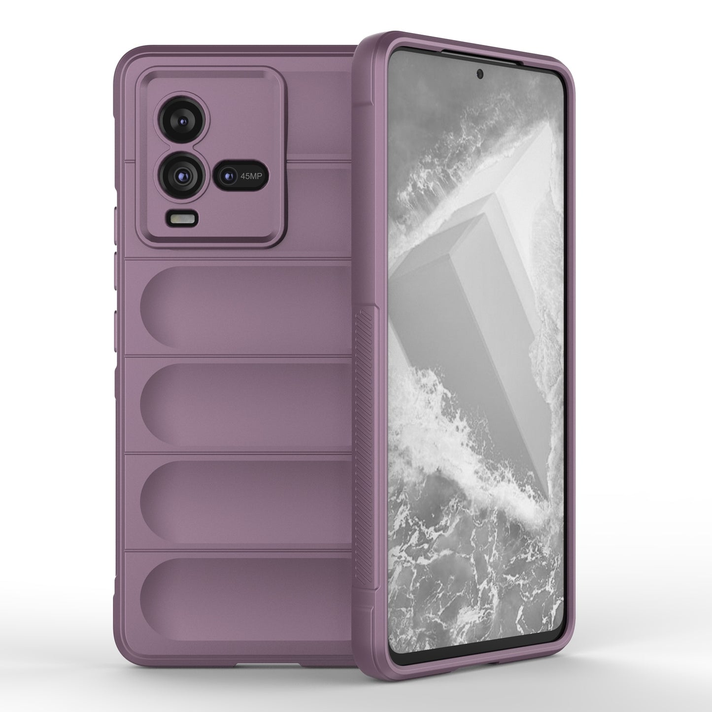 vivo iQOO 10 5G Magic Shield TPU + Flannel Phone Case - Stylish, Durable, and Lightweight Protection