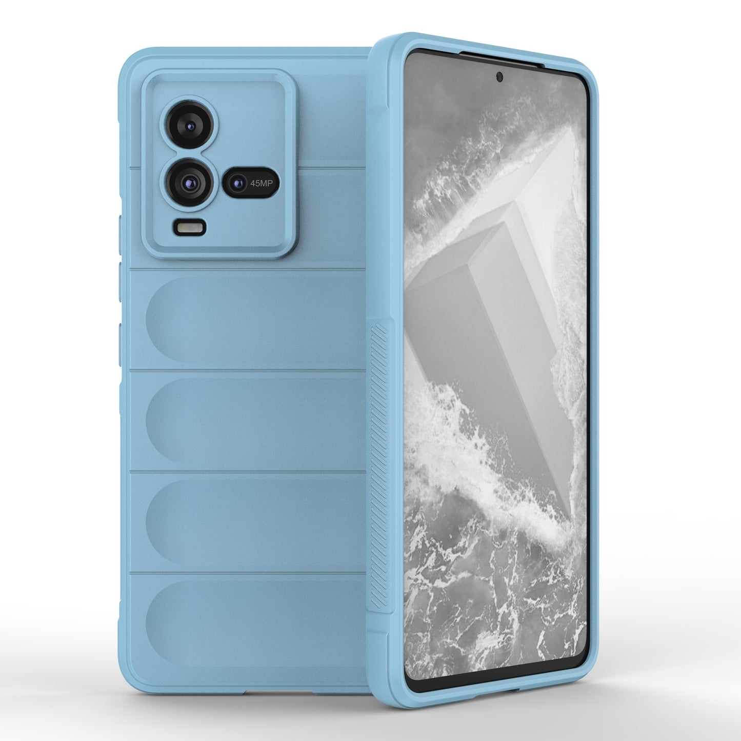 vivo iQOO 10 5G Magic Shield TPU + Flannel Phone Case - Stylish, Durable, and Lightweight Protection