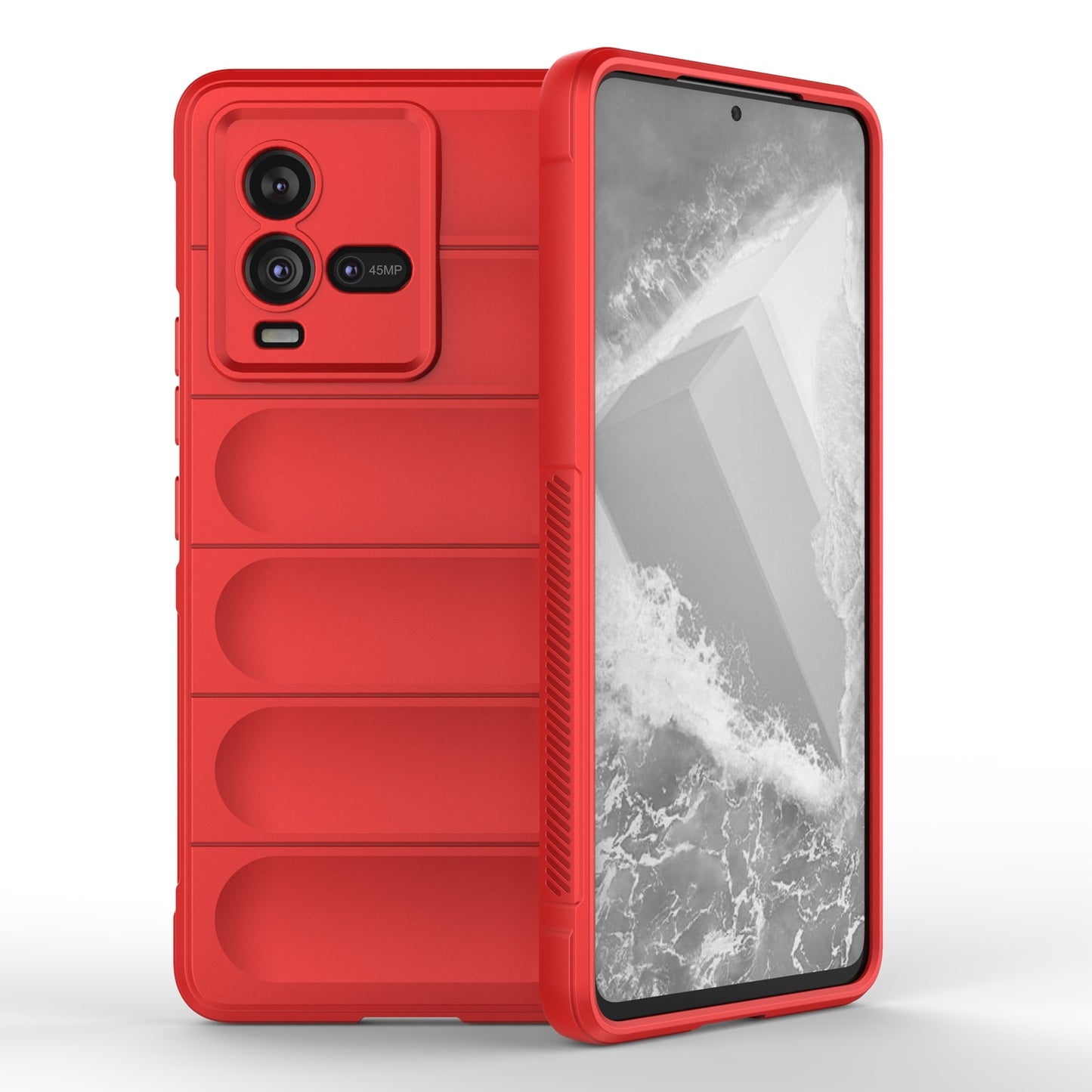 vivo iQOO 10 5G Magic Shield TPU + Flannel Phone Case - Stylish, Durable, and Lightweight Protection