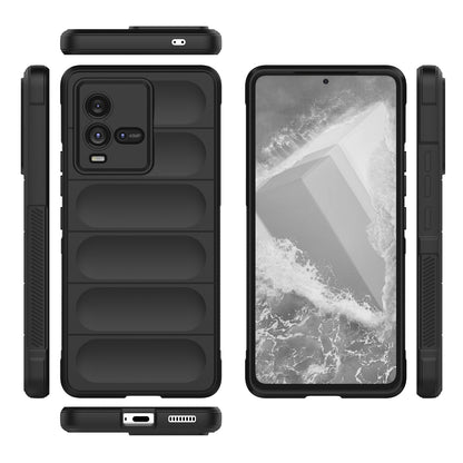 vivo iQOO 10 5G Magic Shield TPU + Flannel Phone Case - Stylish, Durable, and Lightweight Protection