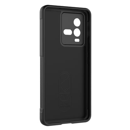 vivo iQOO 10 5G Magic Shield TPU + Flannel Phone Case - Stylish, Durable, and Lightweight Protection