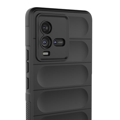 vivo iQOO 10 5G Magic Shield TPU + Flannel Phone Case - Stylish, Durable, and Lightweight Protection