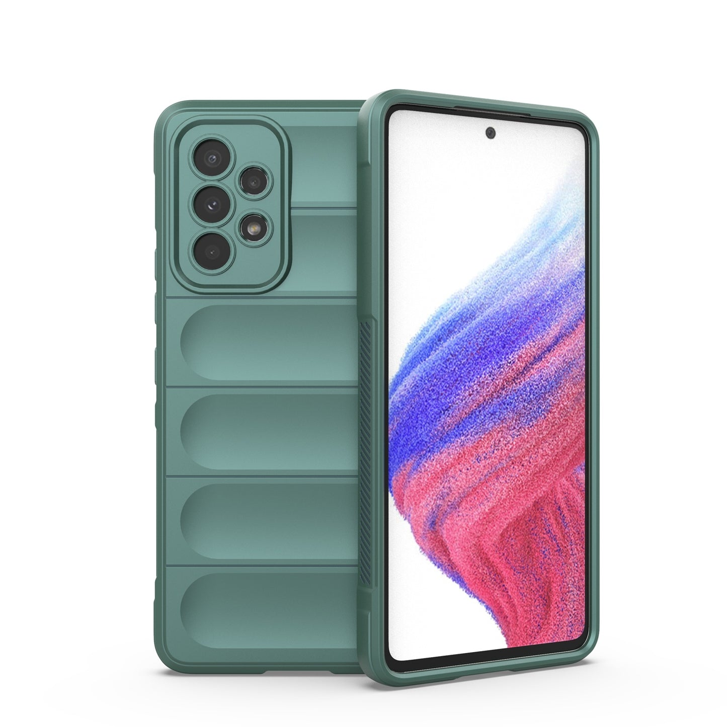 Samsung Galaxy A53 Magic Shield TPU + Flannel Phone Case - Stylish, Durable, and Lightweight Protection