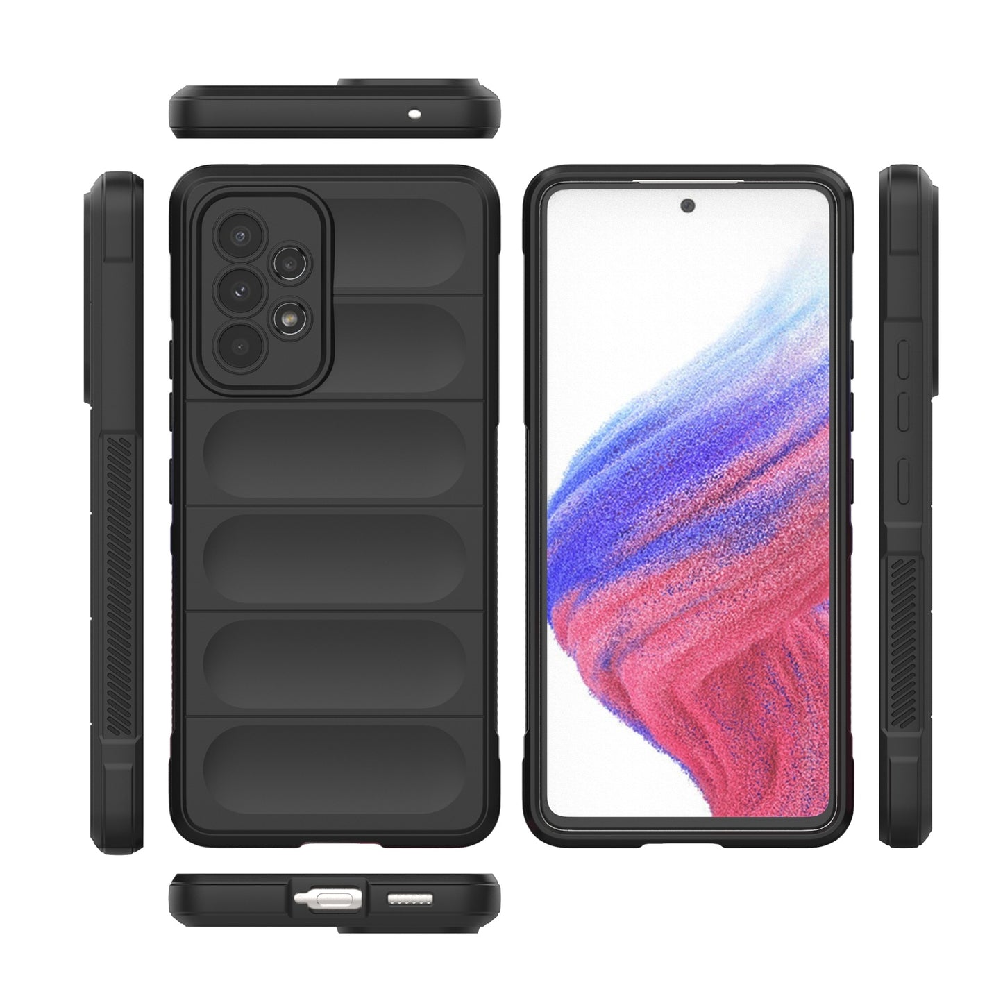 Samsung Galaxy A53 Magic Shield TPU + Flannel Phone Case - Stylish, Durable, and Lightweight Protection