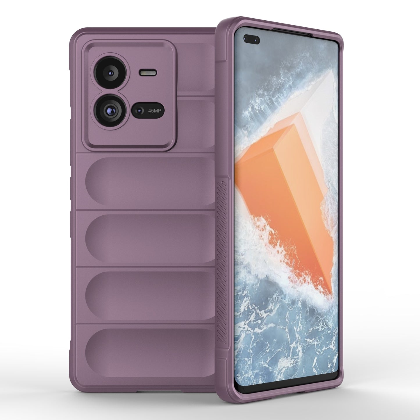 vivo iQOO 10 Pro 5G Magic Shield TPU + Flannel Phone Case - Stylish, Durable, and Lightweight Protection