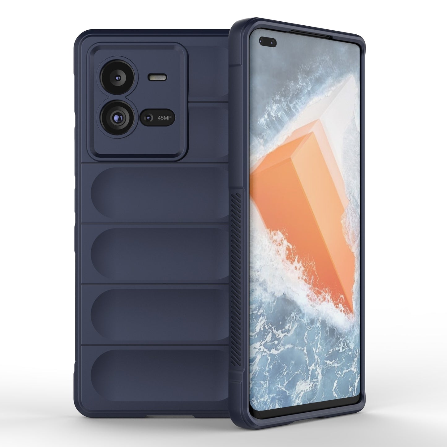 vivo iQOO 10 Pro 5G Magic Shield TPU + Flannel Phone Case - Stylish, Durable, and Lightweight Protection