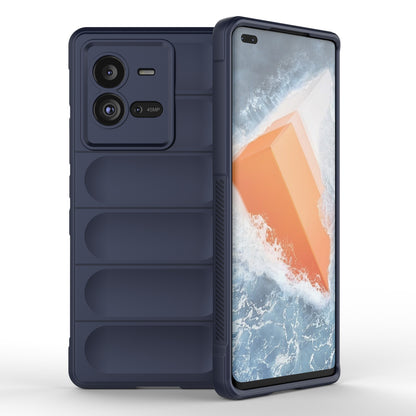 vivo iQOO 10 Pro 5G Magic Shield TPU + Flannel Phone Case - Stylish, Durable, and Lightweight Protection