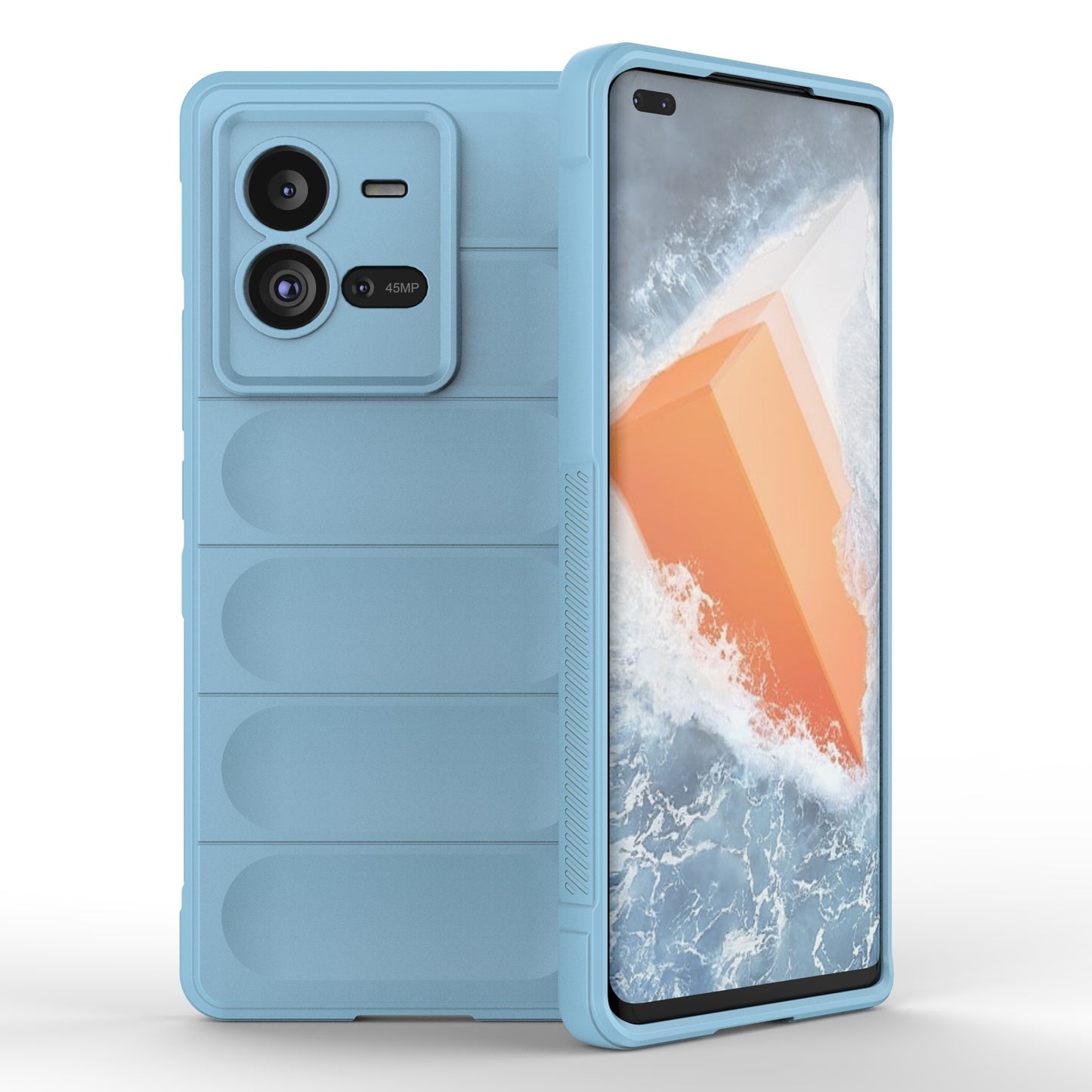 vivo iQOO 10 Pro 5G Magic Shield TPU + Flannel Phone Case - Stylish, Durable, and Lightweight Protection