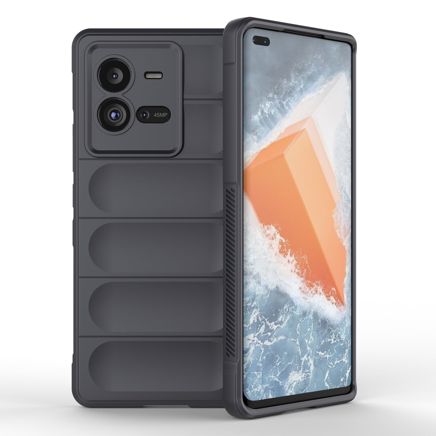 vivo iQOO 10 Pro 5G Magic Shield TPU + Flannel Phone Case - Stylish, Durable, and Lightweight Protection