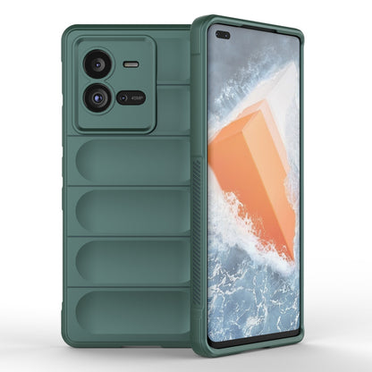 vivo iQOO 10 Pro 5G Magic Shield TPU + Flannel Phone Case - Stylish, Durable, and Lightweight Protection