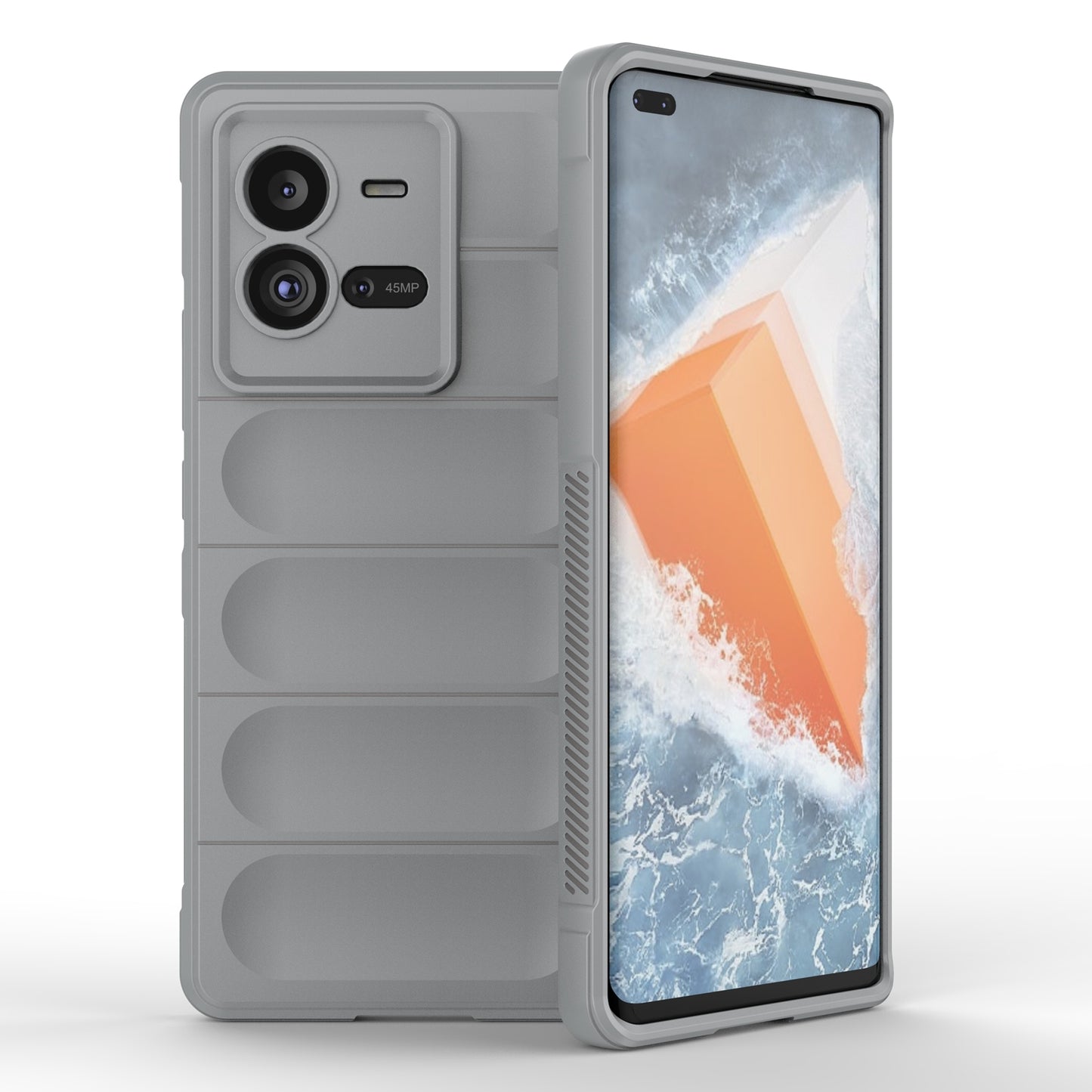 vivo iQOO 10 Pro 5G Magic Shield TPU + Flannel Phone Case - Stylish, Durable, and Lightweight Protection