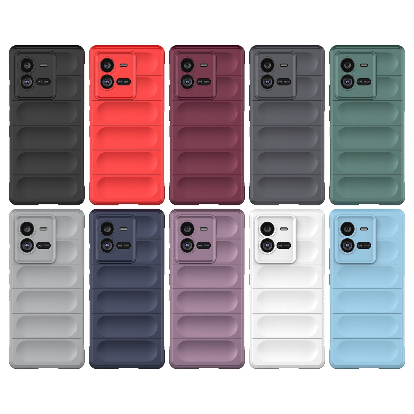 vivo iQOO 10 Pro 5G Magic Shield TPU + Flannel Phone Case - Stylish, Durable, and Lightweight Protection