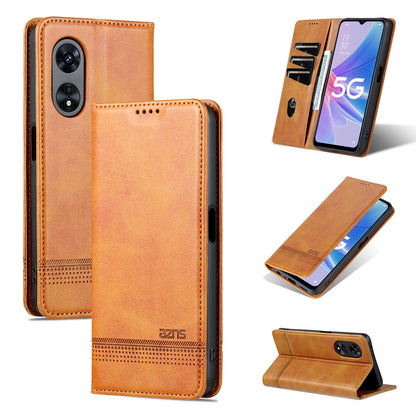 OPPO A97 5G Leather Wallet Case with Card Holder & Magnetic Closure