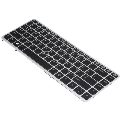 HP EliteBook 840 G1 / 850 G1 US Version Backlit Keyboard with Pointing (Silver) - Replacement Part