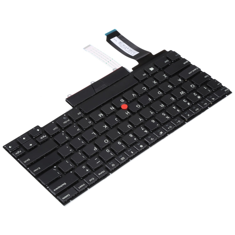 US Version Keyboard with Pointing Function for Lenovo ThinkPad E14 Gen 1/Gen 2 (Black) - Replacement Part