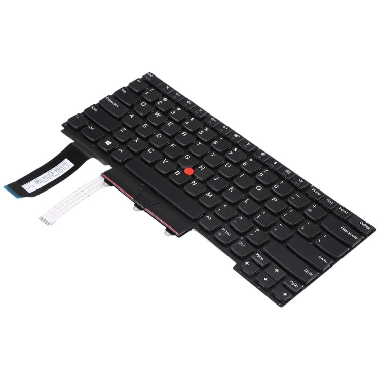 US Version Keyboard with Pointing Function for Lenovo ThinkPad E14 Gen 1/Gen 2 (Black) - Replacement Part