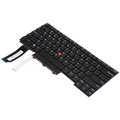 US Version Keyboard with Pointing Function for Lenovo ThinkPad E14 Gen 1/Gen 2 (Black) - Replacement Part