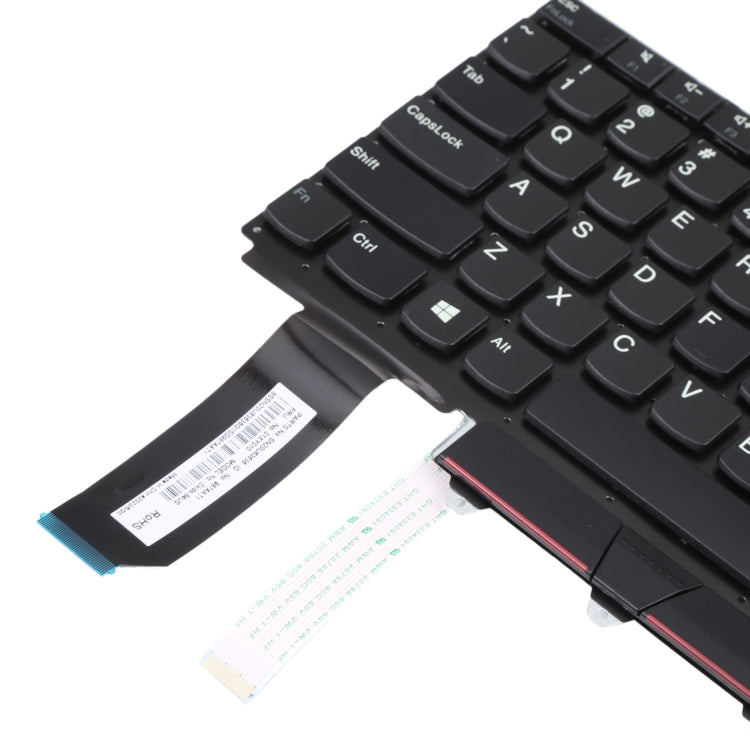 US Version Keyboard with Pointing Function for Lenovo ThinkPad E14 Gen 1/Gen 2 (Black) - Replacement Part