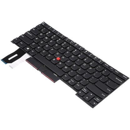 US Version Keyboard with Pointing Function for Lenovo ThinkPad T490S - Replacement Part (Black)