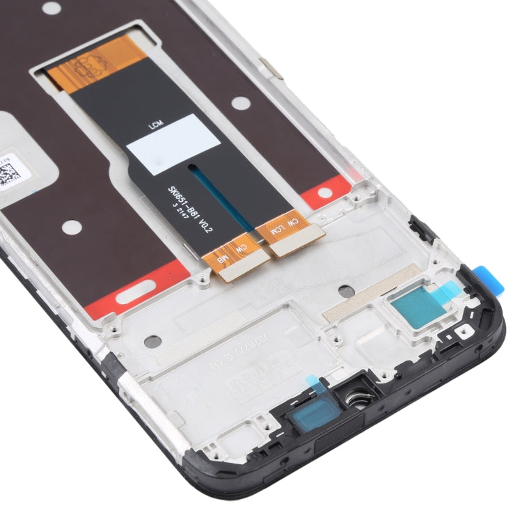 Full Assembly LCD Screen & Digitizer with Frame for Realme C31 (RMX3501) - Replacement Part