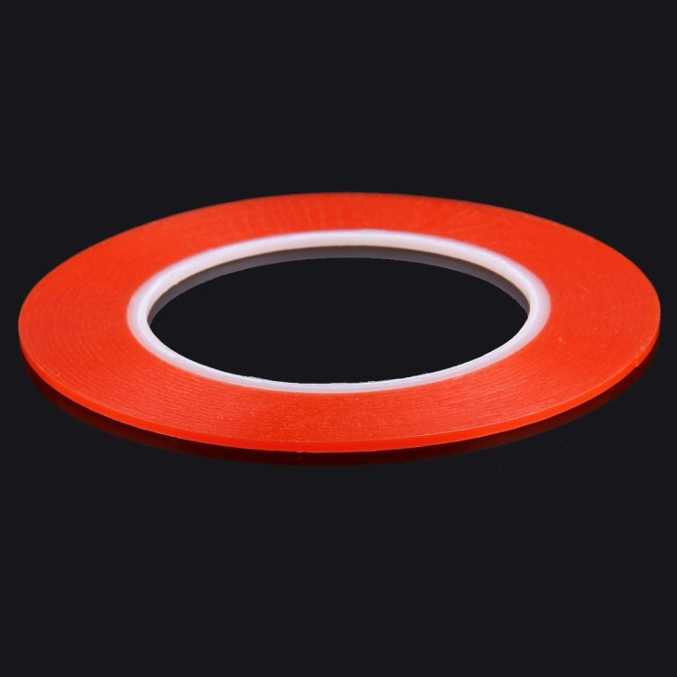 25m Double Sided Adhesive Sticker Tape, 5mm Width, Waterproof & Strong Adhesion (10 Pcs, Red)