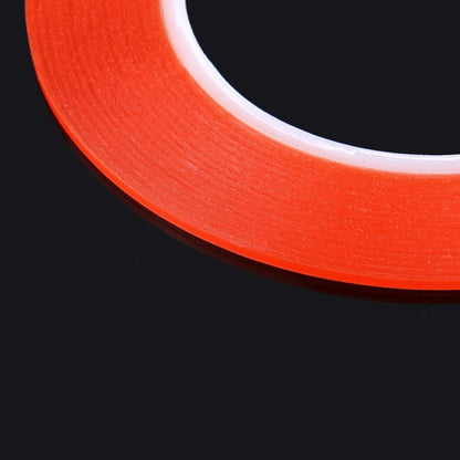 25m Double Sided Adhesive Sticker Tape, 5mm Width, Waterproof & Strong Adhesion (10 Pcs, Red)