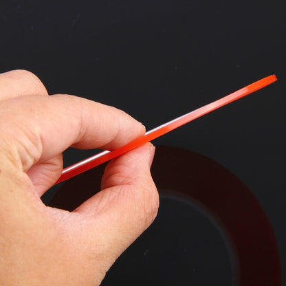 25m Double Sided Adhesive Sticker Tape, 5mm Width, Waterproof & Strong Adhesion (10 Pcs, Red)