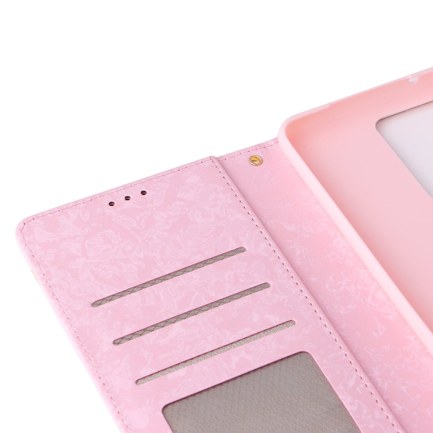 Samsung Galaxy S20 Ultra Luxury Bronzing Leather Case - Floral RFID Wallet Cover with Stand & Card Slots