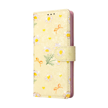 Samsung Galaxy S8 Plus Luxury Bronzing Leather Case - Floral RFID Wallet Cover with Stand & Card Slots