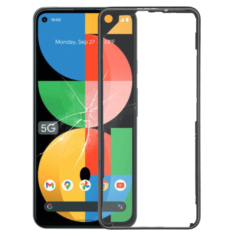 Replacement Front LCD Bezel Frame for Google Pixel 5A - Perfect Fit, Quality Checked, Installation Recommended