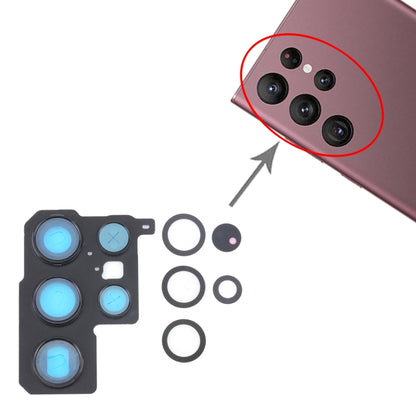 10pcs Replacement Camera Lens Covers for Samsung Galaxy S22 Ultra 5G (SM-S908B) - Perfect Fit & Quality Checked