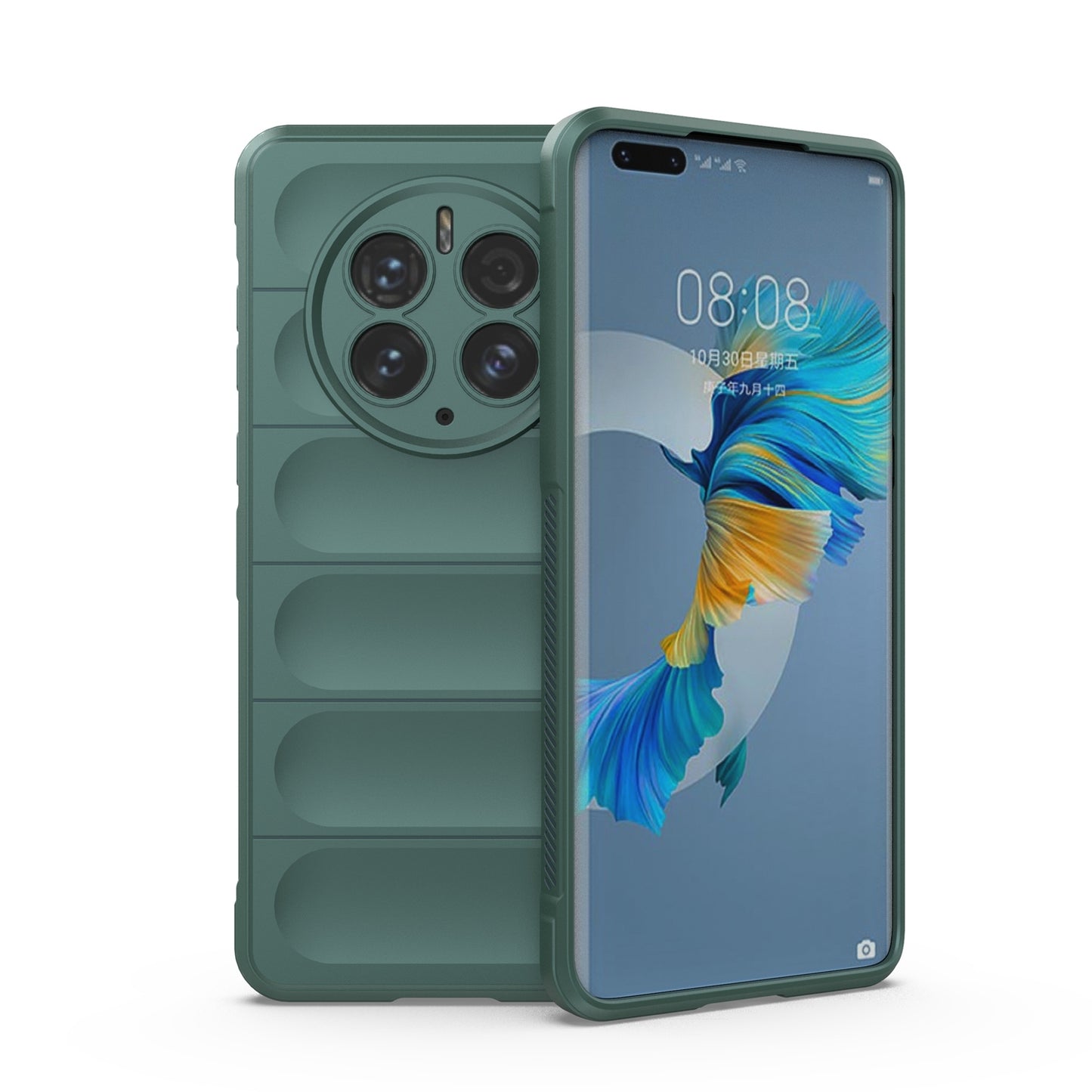 Huawei Mate 50 Pro Magic Shield TPU + Flannel Phone Case - Stylish, Durable, and Lightweight Protection