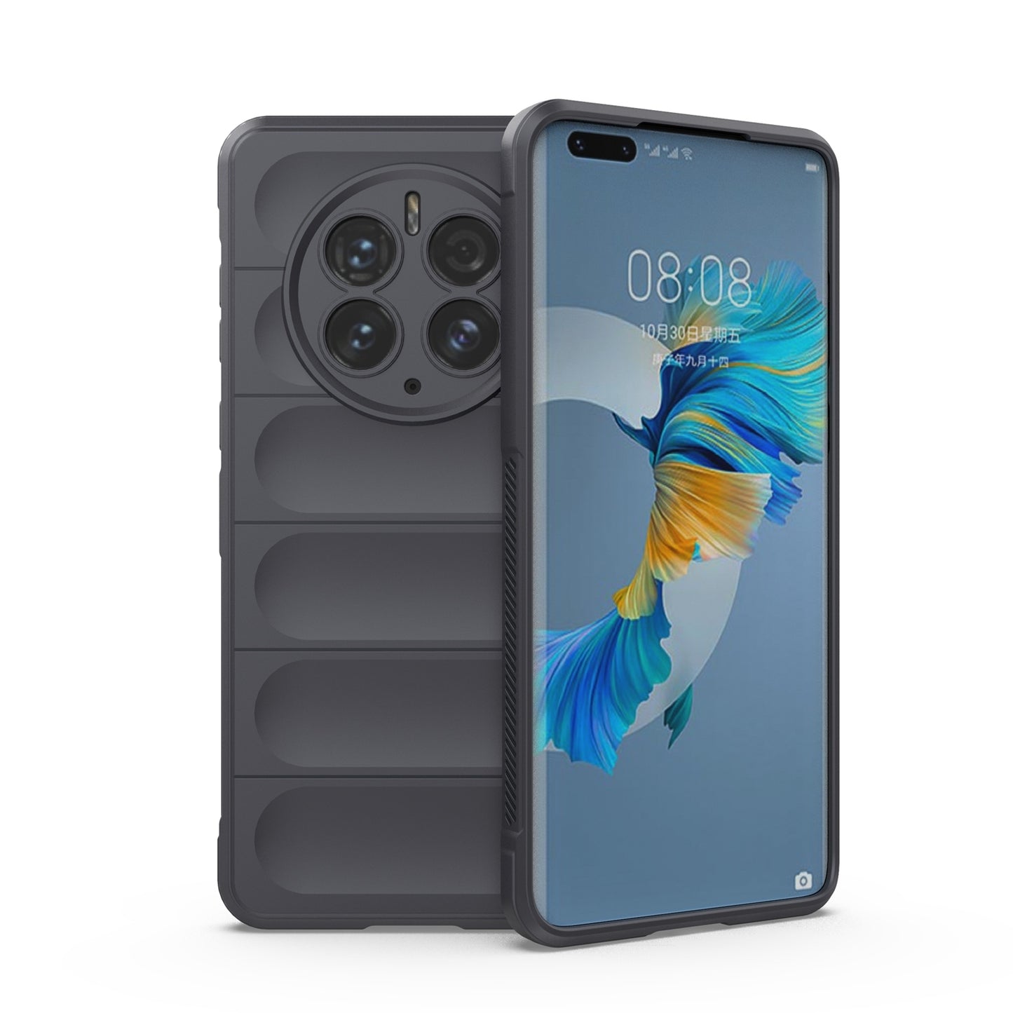 Huawei Mate 50 Pro Magic Shield TPU + Flannel Phone Case - Stylish, Durable, and Lightweight Protection