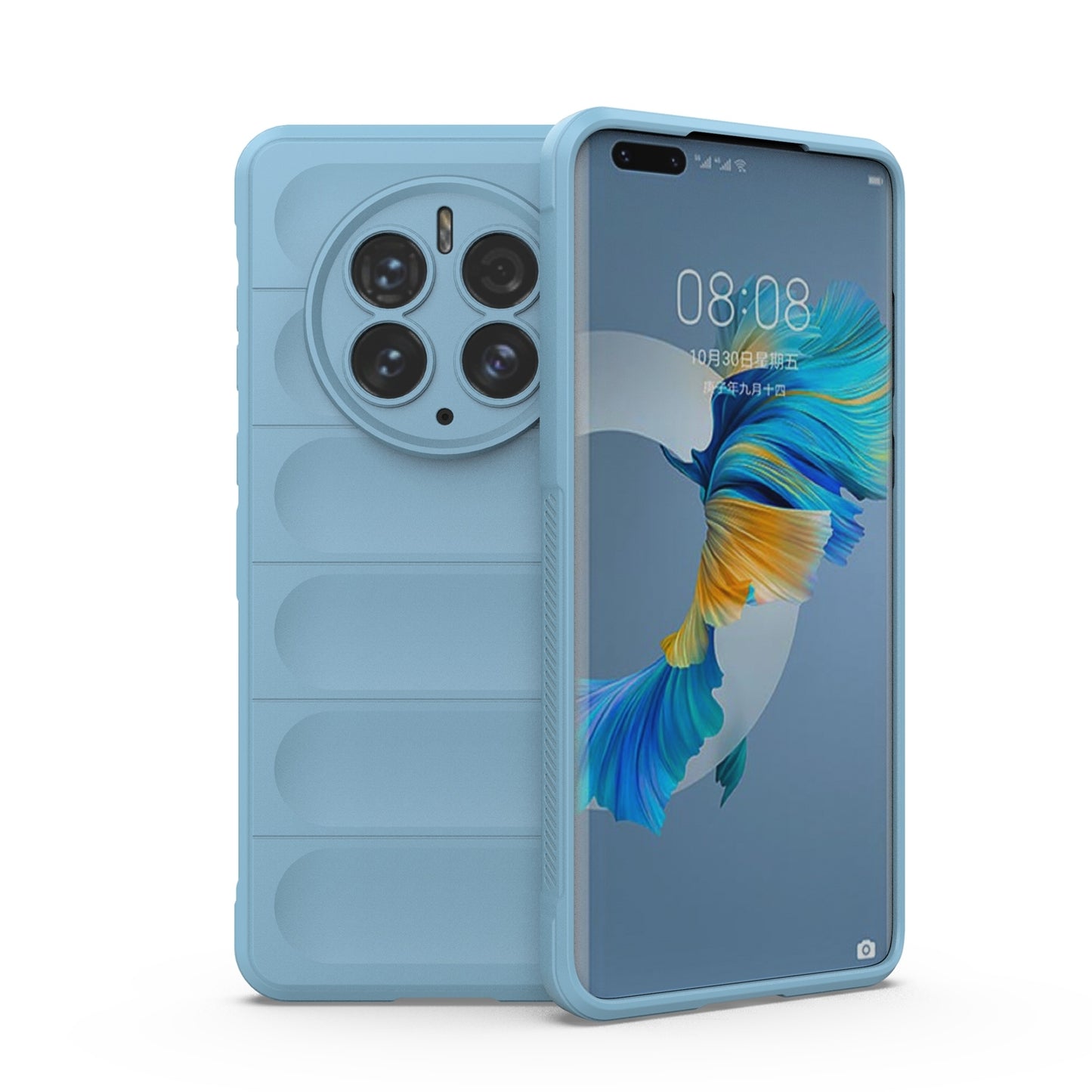 Huawei Mate 50 Pro Magic Shield TPU + Flannel Phone Case - Stylish, Durable, and Lightweight Protection