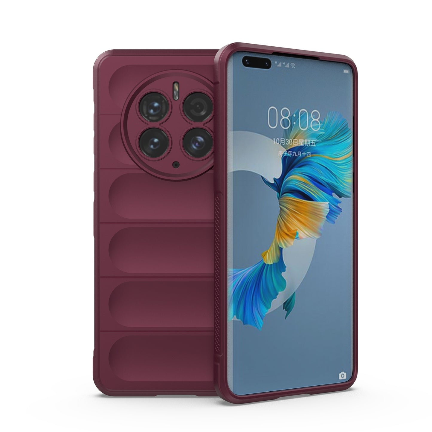 Huawei Mate 50 Pro Magic Shield TPU + Flannel Phone Case - Stylish, Durable, and Lightweight Protection