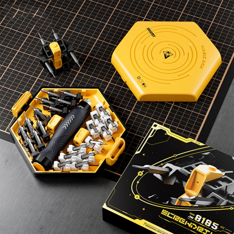 JAKEMY JM-8185 69-in-1 Multi-Function Screwdriver Tool Set with Assemblable Blocks & Unique Design