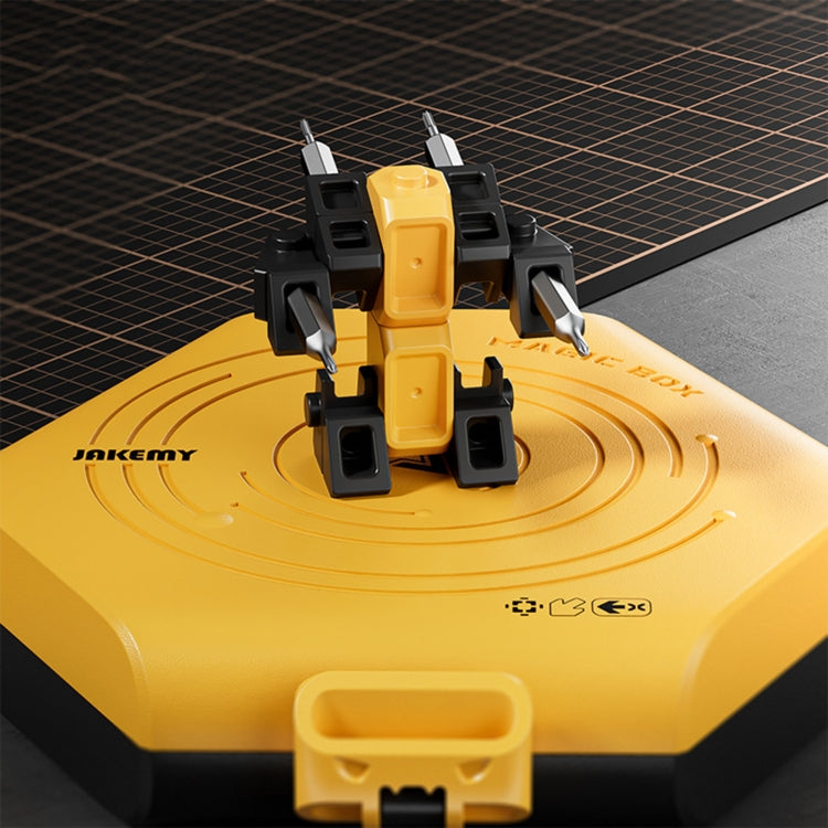 JAKEMY JM-8185 69-in-1 Multi-Function Screwdriver Tool Set with Assemblable Blocks & Unique Design