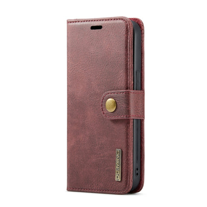 iPhone 14 Leather Wallet Case - Detachable & Magnetic - Card Slots