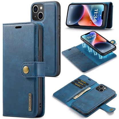 iPhone 14 Leather Wallet Case - Detachable & Magnetic - Card Slots