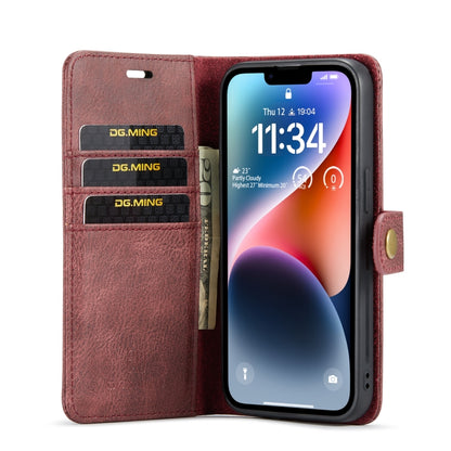 iPhone 14 Plus Leather Wallet Case - Detachable & Magnetic - Card Slots