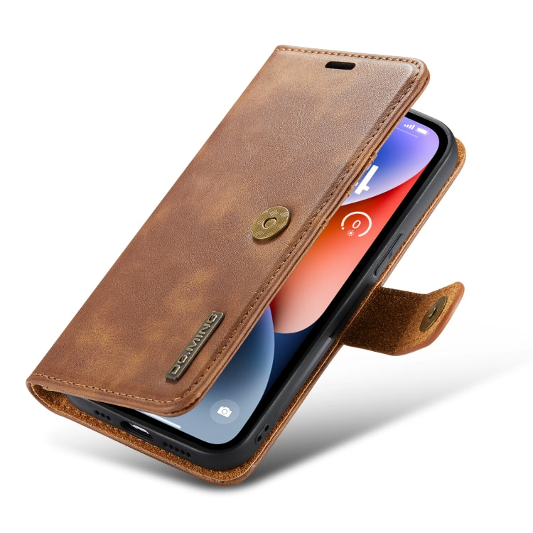 iPhone 14 Plus Leather Wallet Case - Detachable & Magnetic - Card Slots