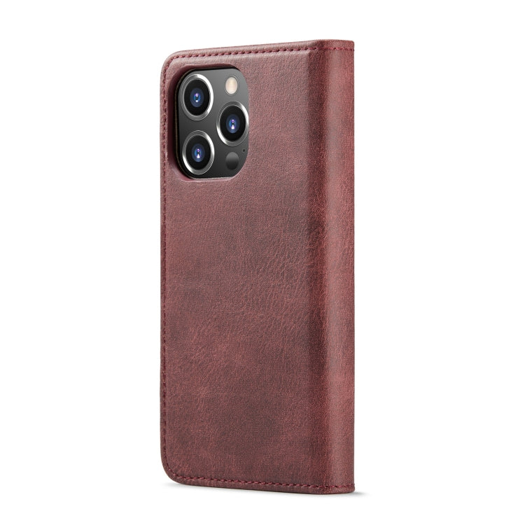 iPhone 14 Pro Leather Wallet Case - Detachable & Magnetic - Card Slots