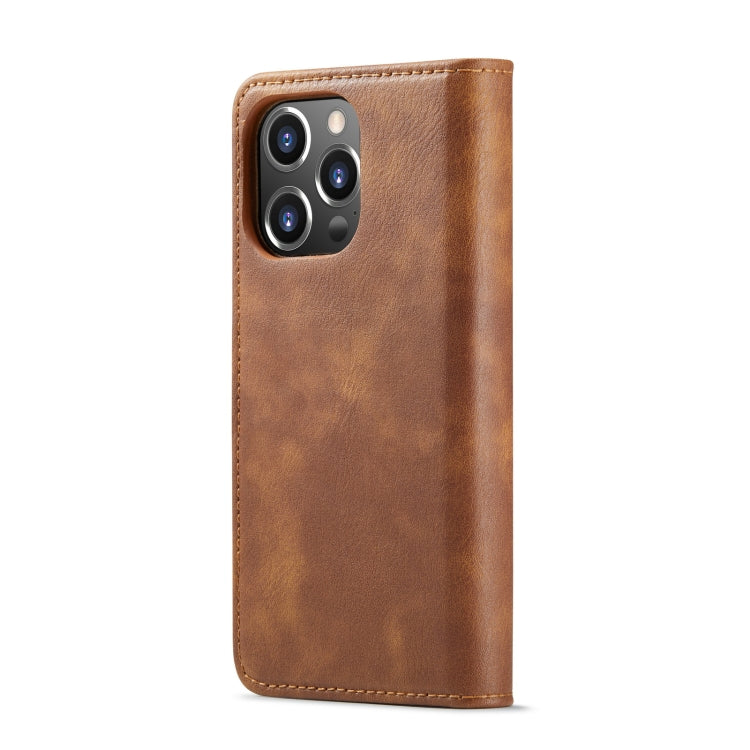 iPhone 14 Pro Leather Wallet Case - Detachable & Magnetic - Card Slots