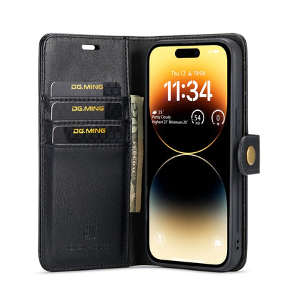 iPhone 14 Pro Leather Wallet Case - Detachable & Magnetic - Card Slots