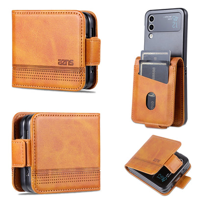 Samsung Galaxy Z Flip4 5G Leather Wallet Case with Card Holder & Magnetic Closure