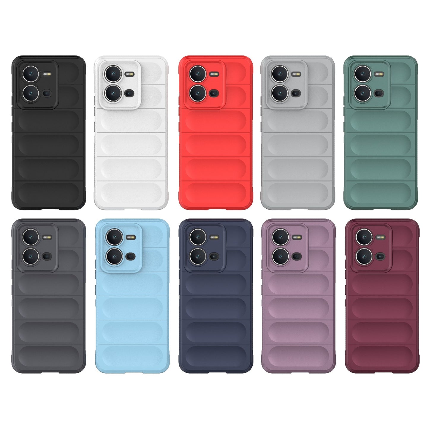 vivo V25 5G Global Magic Shield TPU + Flannel Phone Case - Stylish, Durable, and Lightweight Protection