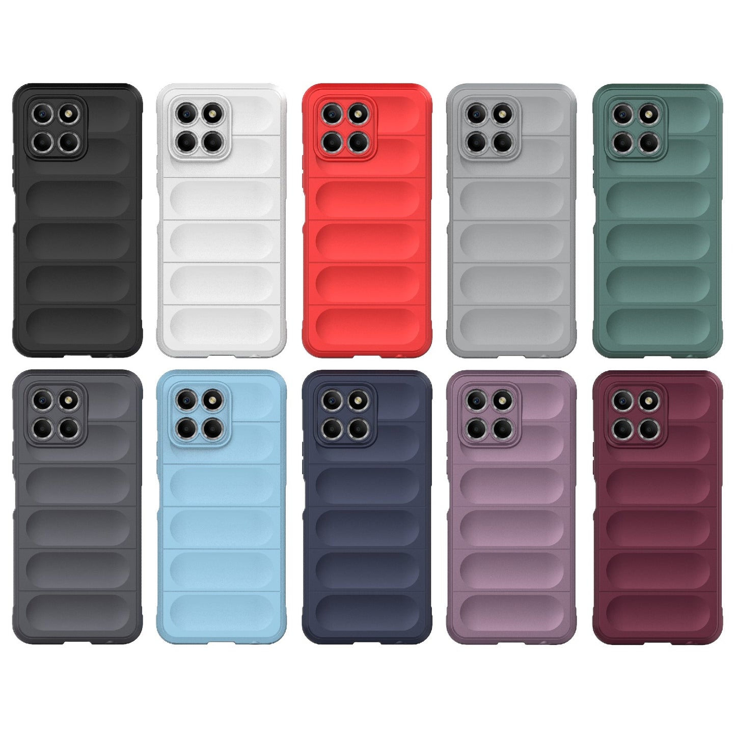 Honor 8X 5G Magic Shield TPU + Flannel Phone Case - Stylish, Durable, and Lightweight Protection