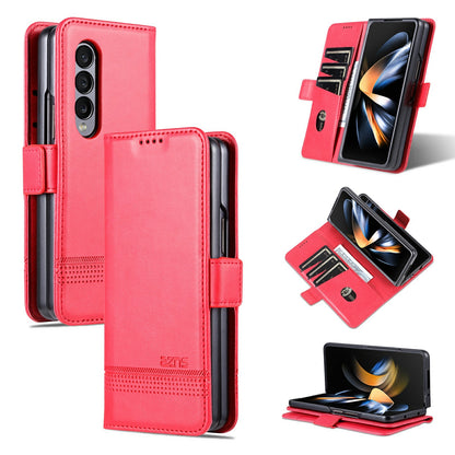 Samsung Galaxy Z Fold4 Leather Wallet Case with Card Holder & Magnetic Closure